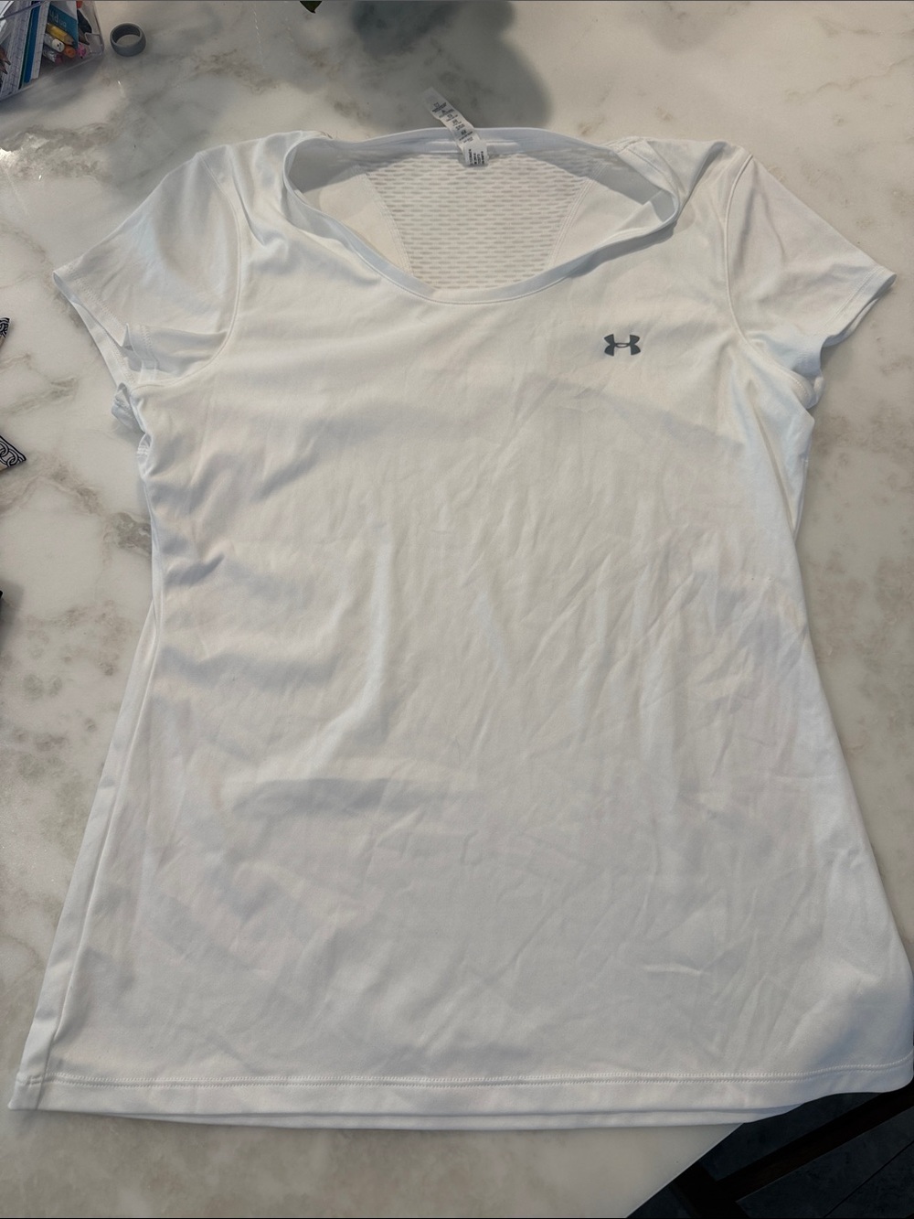 Under Armour Women’s White Short-Sleeve Athletic Tee